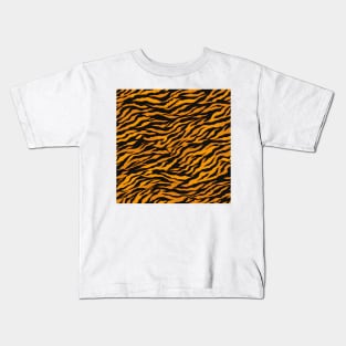 Animal Prints Tiger Pattern 1 Kids T-Shirt